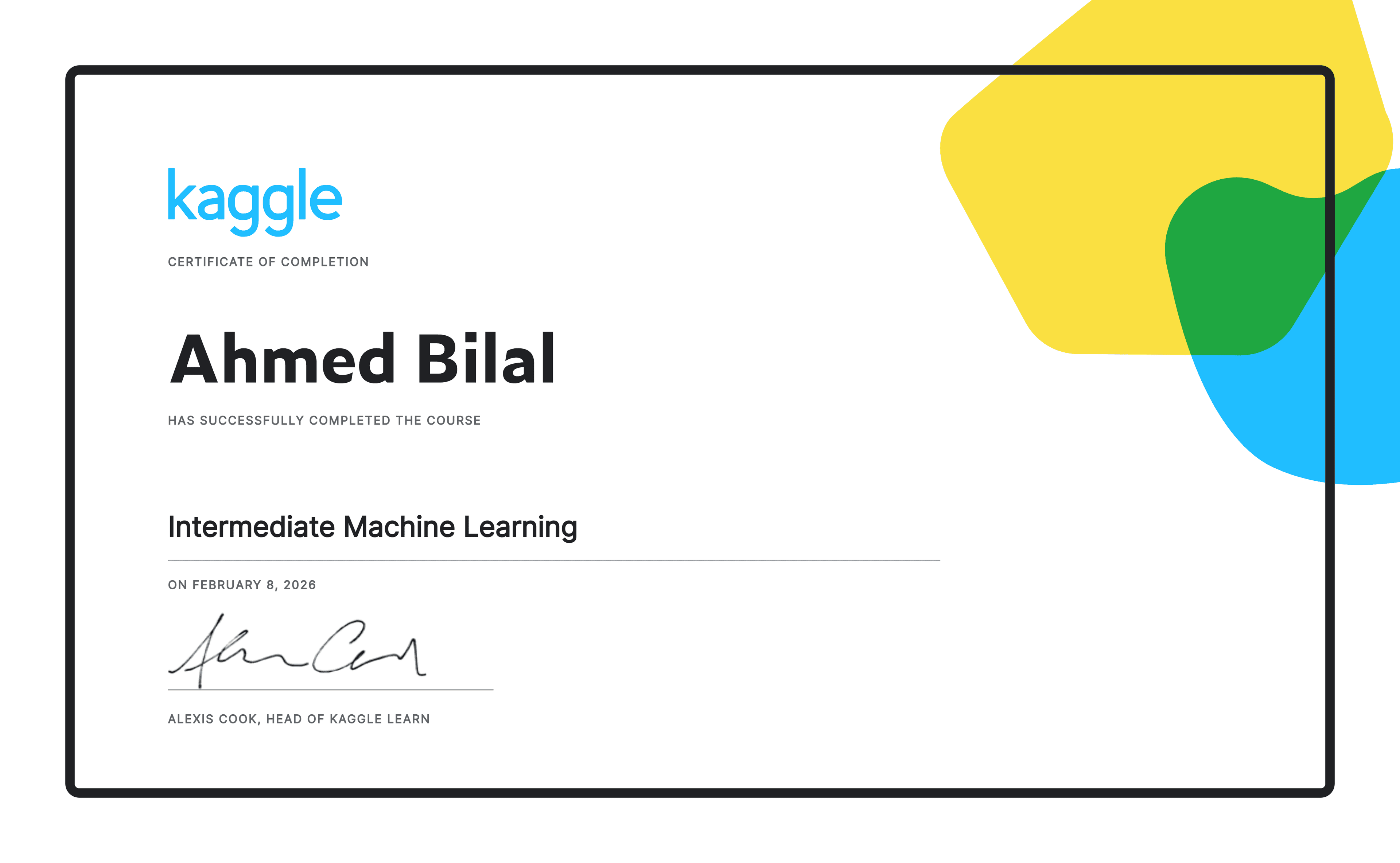 Intermediate Machine Learning