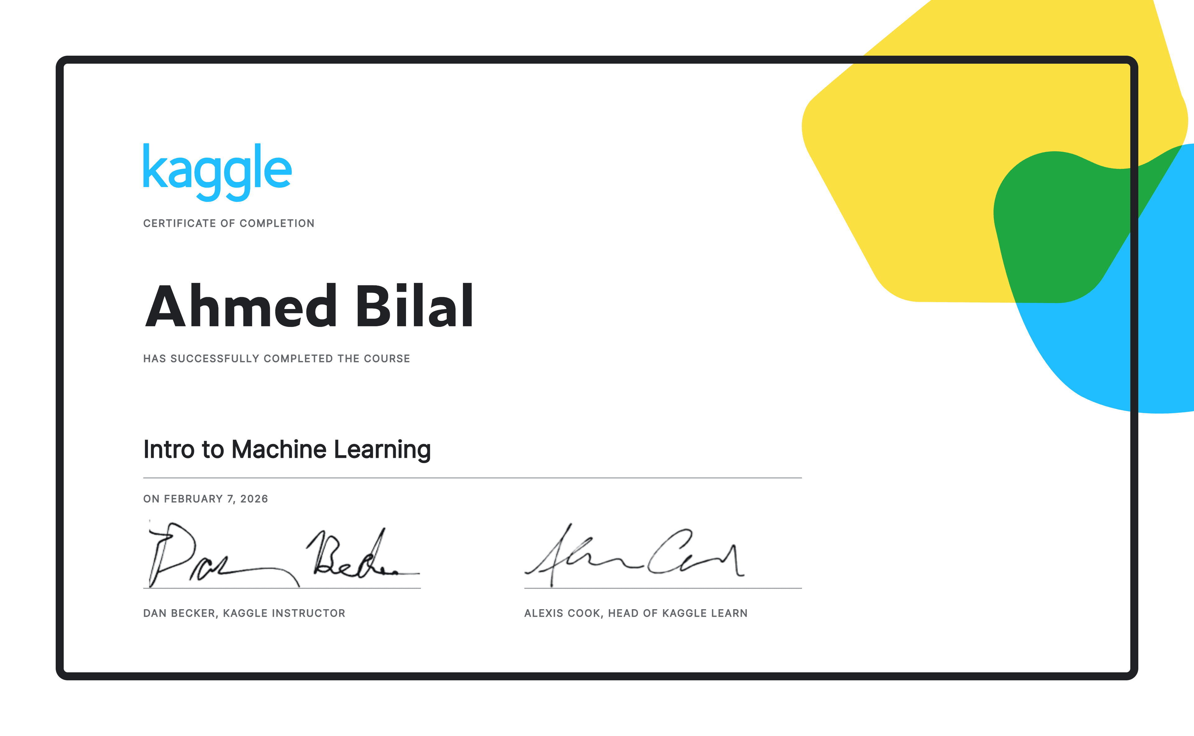 Intro to Machine Learning