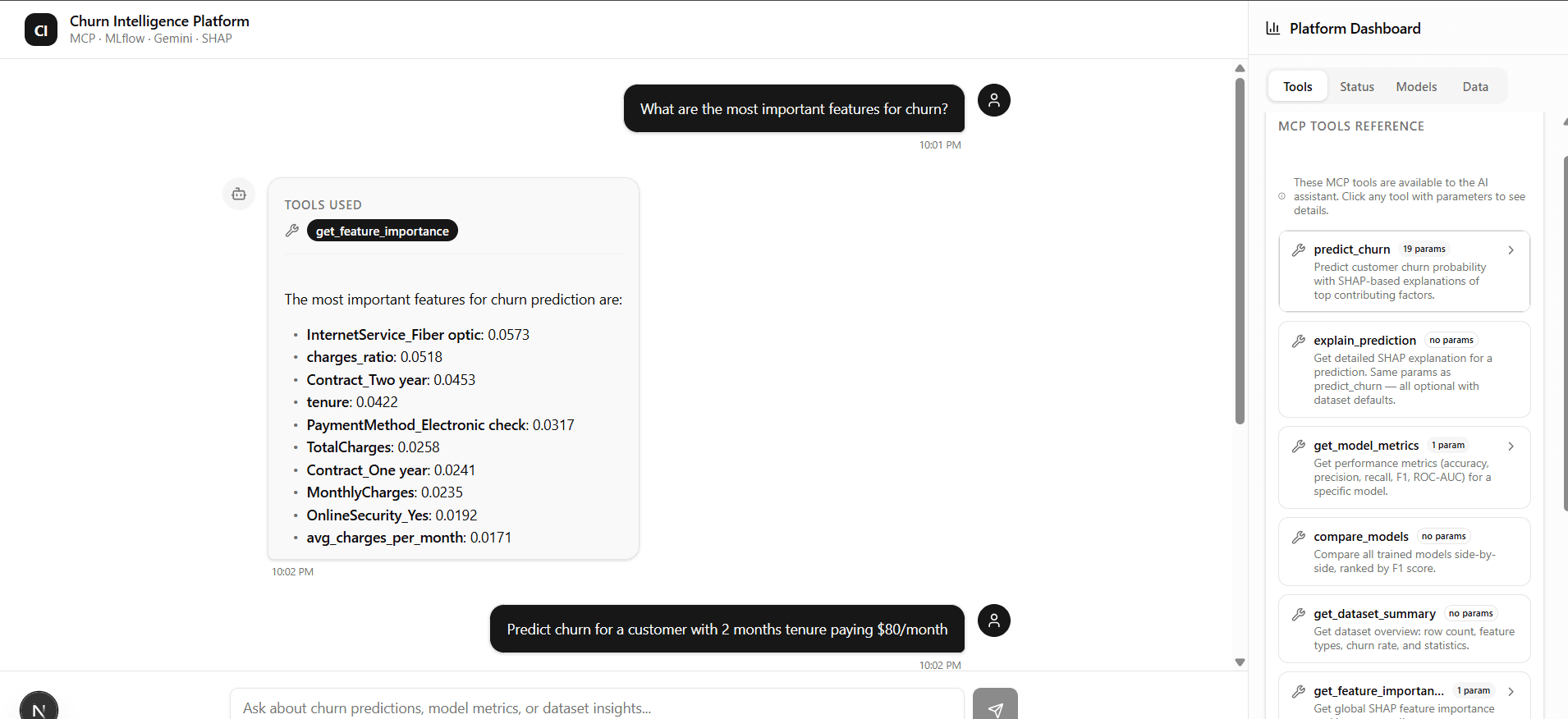 Churn Intelligence Platform